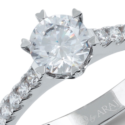 14 AYAR ALTIN MARRY SWAROVSKİ TAŞLI YÜZÜK