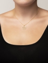 14 AYAR ALTIN SWAROVSKİ TAŞLI ZODIAC YAY BURCU KOLYE İÇ SEMBOLÜ TAŞLI